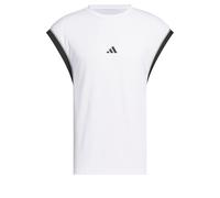 adidas Herren Basketball All World Sleeveless Tank, White/Black, L
