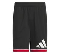 Adidas Herren Adidas Basketball Badge of Sport Short, Black/Red, XXL