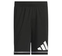 adidas Herren Basketball Badge of Sport Short, Black/White, XXL 7 inch