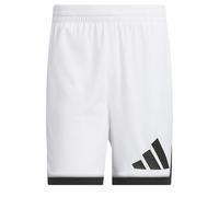 adidas Herren Basketball Badge of Sport Short, White/Black, XXL