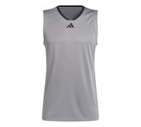 adidas Herren Basketball Legends Tank, Grey Three/Black, L
