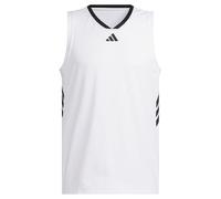 adidas Herren Basketball Legends Tank, White/Black, S Tall