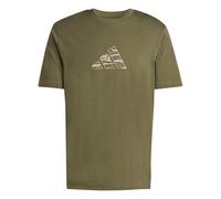 adidas Herren Camo Explorer Graphic T-Shirt, Olive strata, L