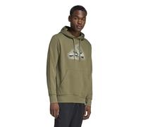 adidas Herren Camo Modern Logo Graphic Hoodie, Olive strata, XS