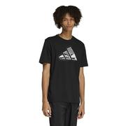 adidas Herren Camo Modern Logo Graphic T-Shirt, Black, M Tall