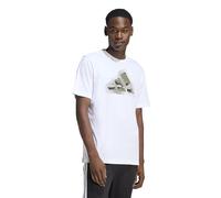 adidas Herren Camo Modern Logo Graphic T-Shirt, White, 3XL
