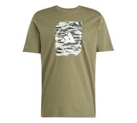 adidas Herren Camo Shape Graphic T-Shirt, Olive strata, 4XL