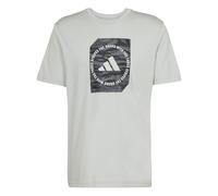 adidas Herren Camo Shape Graphic T-Shirt, Wonder Silver, S