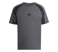 adidas Herren Camo T-Shirt, Grey Six/Multicolor, S