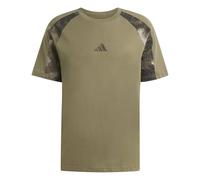 adidas Herren Camo T-Shirt, Olive strata/Multicolor, S