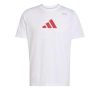 adidas Herren Climacool Category Training Graphic T-Shirt, White/Pure Ruby, S