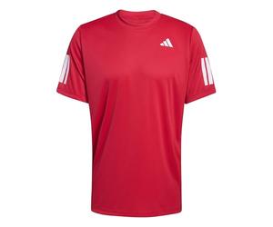 adidas Herren Club Tennis Climacool 3-Stripes T-Shirt, Pure Ruby, S