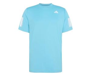 adidas Herren Club Tennis Climacool 3-Stripes T-Shirt, Signal Cyan, S