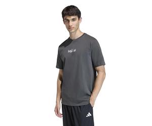 adidas Herren Coffee Cafe Donut Box Graphic T-Shirt, Grey Six, 3XL