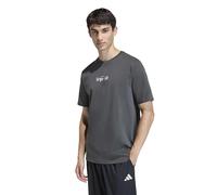 adidas Herren Coffee Cafe Donut Box Graphic T-Shirt, Grey Six, XS