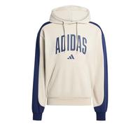 adidas Herren Collegiate Fleece Hoodie, Wonder Alumina/Dark Blue, XL