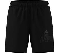 adidas Herren D4T Power Essentials Workout Graphics Shorts, Black, M 7 inch