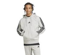 Adidas Sweat à Capuche pour Homme Essentials 3-Stripes Fleece Gris JE6302 L