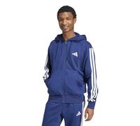 Adidas Essentials 3 Stripes Fleece Full Zip Sweatshirt Bleu L / Regular Homme