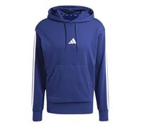 adidas Herren ESSENTIAL THREE STRIPES FRENCH TERRY HOODIE, dark blue/white, XXL