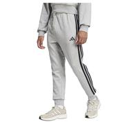 Adidas Herren Essential Three Stripes French Terry Pant, Medium Grey Heather/Black, M