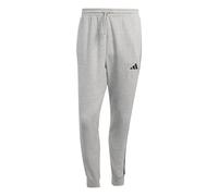 Adidas Pantalon Essential Three Stripes French Terry Homme Gris moyen chiné/Noir Taille S