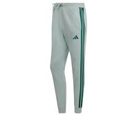 adidas Herren Essential Three Stripes French Terry Pant, Wonder Sage/Collegiate Green, XXL