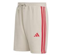 adidas Herren Essential Three Stripes French Terry Short, Wonder Alumina/Pure Ruby, 3XL Tall