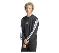 Adidas Herren Essential Three Stripes French Terry Sweatshirt, Black/White, S