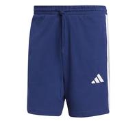 adidas Herren Essential Three Stripes Single Jersey Short 7IN, Dark Blue/White, XL