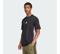 Adidas Herren Essential Three Stripes Single Jersey Tee, Black/White, S