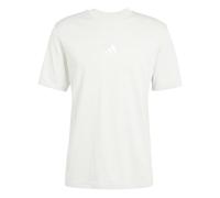 adidas Herren Essential Three Stripes Single Jersey Tee, Wonder Alumina/White, XS