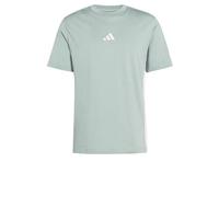 adidas Herren Essential Three Stripes Single Jersey Tee, Wonder Sage/White, 3XL