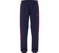 adidas Herren Essentials 3 Stripes Woven Open Hem Trackpants, Mystery Ink/Pure Ruby/Pure Ruby/Pure Ruby, M Tall