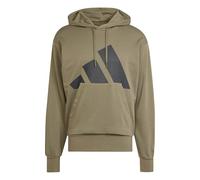 Adidas Essentials Big Logo French Terry Hoodie Vert L Homme