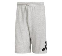 Adidas Herren Essentials BIG Logo French Terry Short, Medium Grey Heather/Black, M