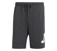 adidas Herren Essentials BIG Logo Single Jersey Short, Black/White, L