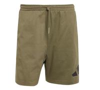 adidas Homme Essentials BIG Logo Single Jersey Short, Olive strata/Black, L