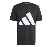 adidas Homme Essentials BIG Logo Single Jersey Tee, Black/White, XL