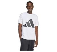 T-shirt adidas Essentials Big Logo manches courtes blanc pur noir - L