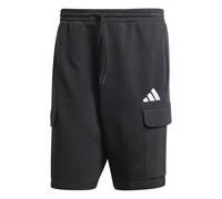 adidas Homme Essentials FEELCOZY Fleece Cargo Short, Black/White, L