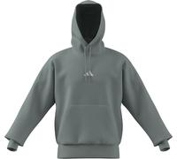 adidas Herren Essentials FEELCOZY Fleece Hoodie, Wonder Sage/White, 3XL