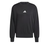 adidas Herren Essentials FEELCOZY Fleece Sweatshirt, Black/White, L