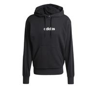 adidas Herren Essentials Linear French Terry Hoodie, Black/White, XXL