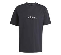 adidas - Linear Single Jersey Tee - T-shirt - XL - black / white
