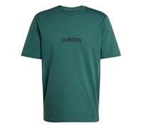 Adidas Herren Essentials Linear Single Jersey Tee, Collegiate Green/Black, XXL
