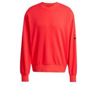 adidas Herren Essentials Lose FIT Three Bar Sweatshirt, Pure Ruby/Black, XXL