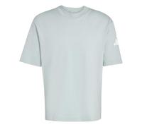 adidas Herren Essentials Lose FIT Three Bar Tee, Wonder Sage/White, L