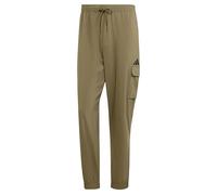 adidas Herren Essentials Small Logo CARGP Pant, Olive Strata/Black, XL