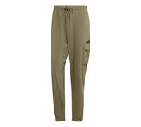 adidas Herren Essentials Small Logo CARGP Pant, Olive Strata/Black, XS